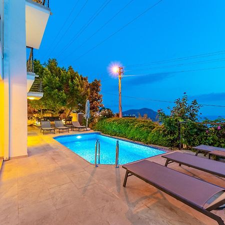 Luxus Villa Skyla Mit 5 Schlafzimmern & Meer-Blick Kas Exterior foto