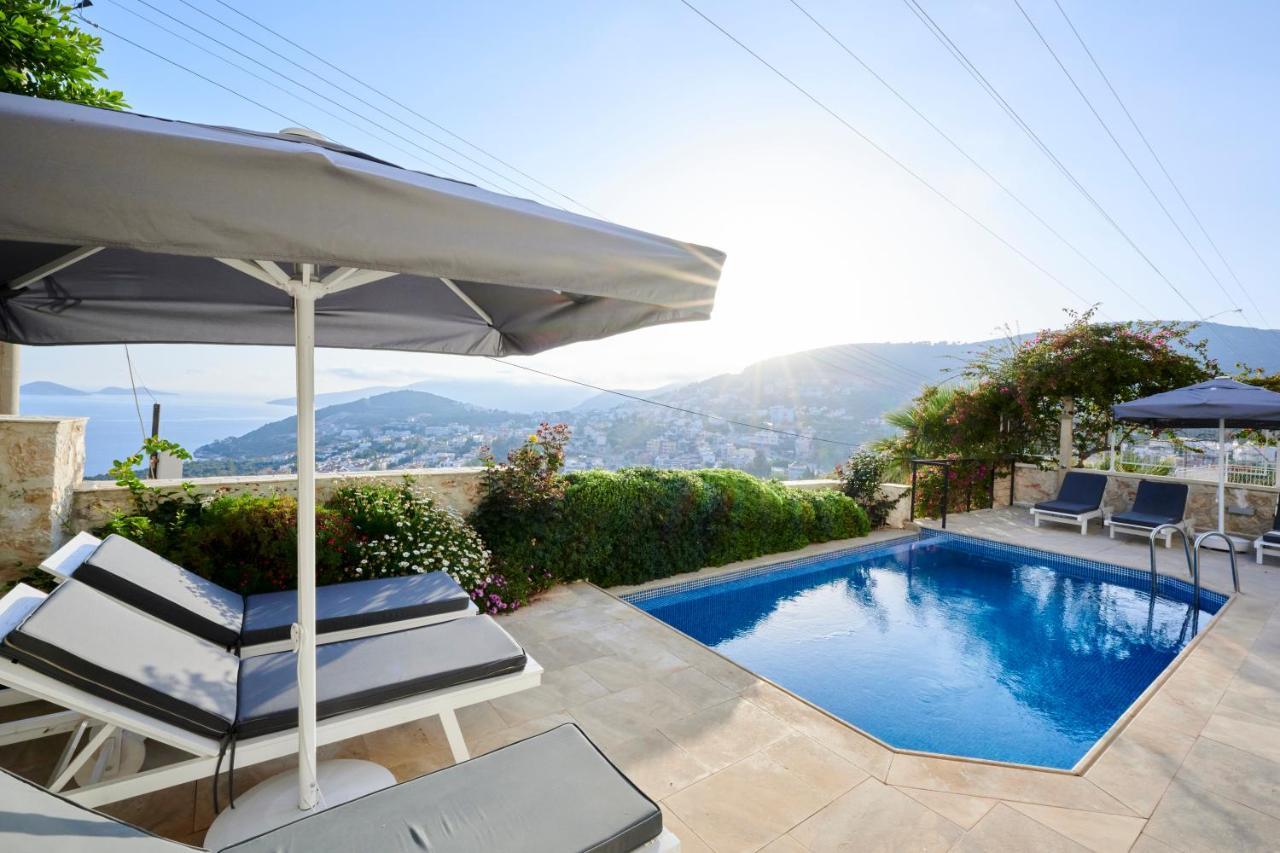 Luxus Villa Skyla Mit 5 Schlafzimmern & Meer-Blick Kas Exterior foto