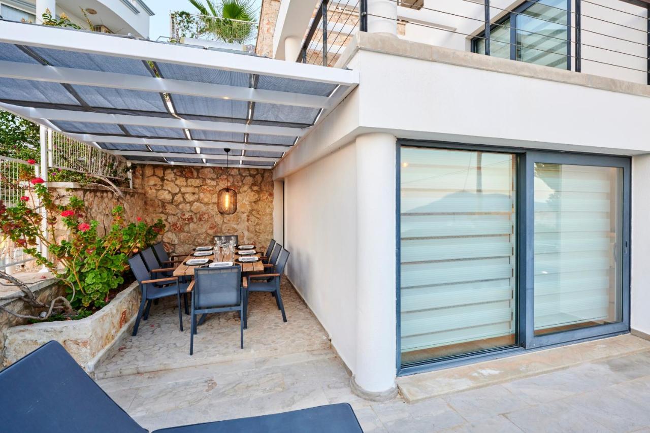 Luxus Villa Skyla Mit 5 Schlafzimmern & Meer-Blick Kas Exterior foto