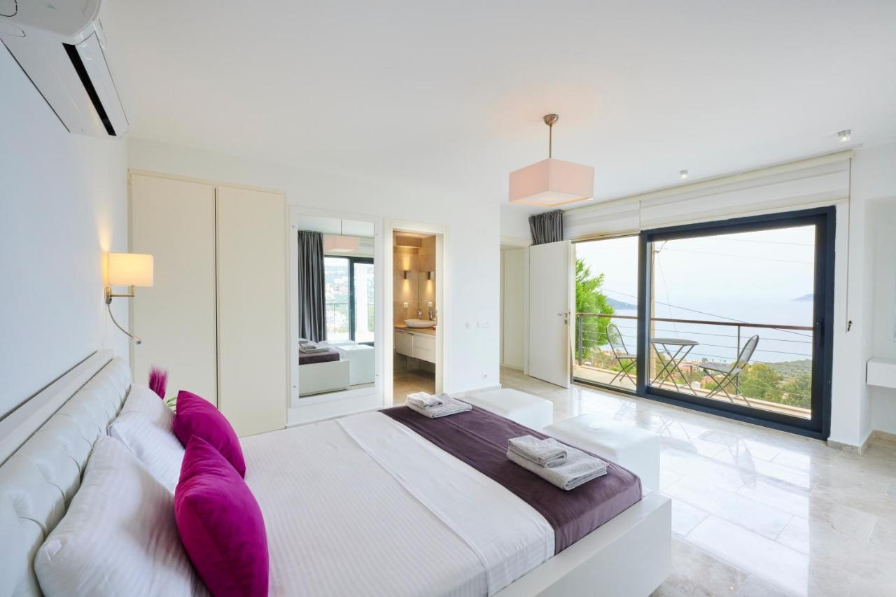 Luxus Villa Skyla Mit 5 Schlafzimmern & Meer-Blick Kas Exterior foto